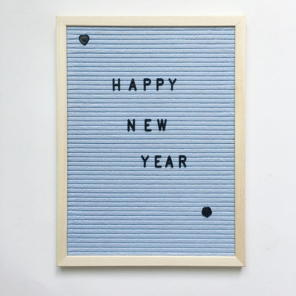 Felt Letter Board Wooden Frame Message Board Letter Changeable Symbol Bulletin Presentation Office Home Decorative Boards Crafts